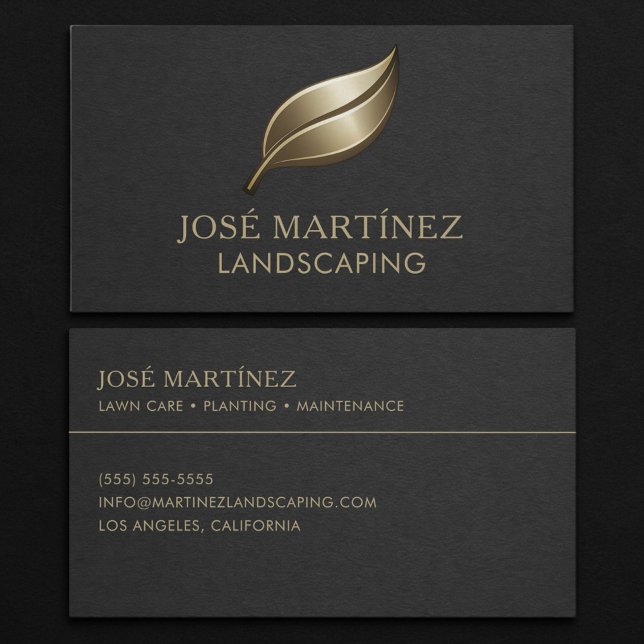 Landscaping Professional Business Card (Creator Uploaded)
