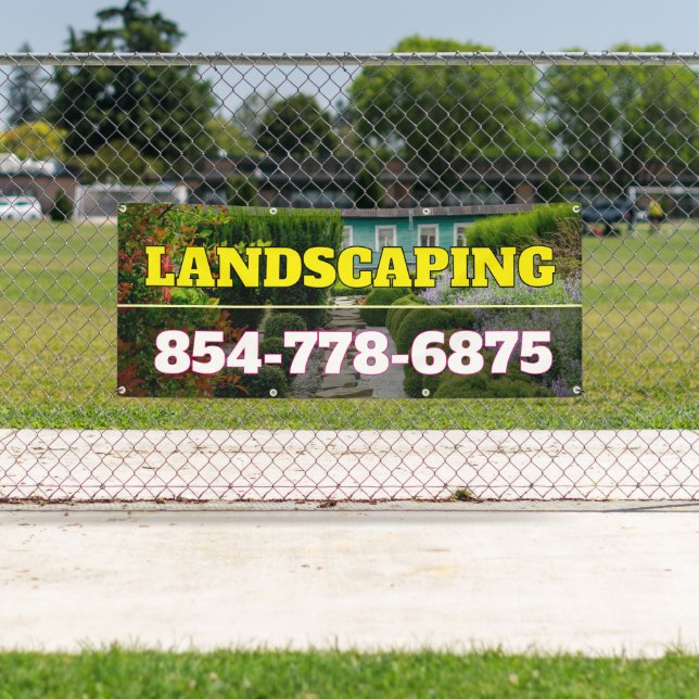 Landscaping Services Custom Banner (Insitu)
