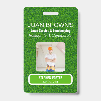Landscaping Services | Lawn Care & Garden Design ID Badge