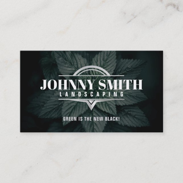 Landscaping Slogans Business Cards (Front)