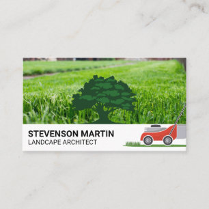 Landscaping Tools   Cut Grass   Tree Business Card