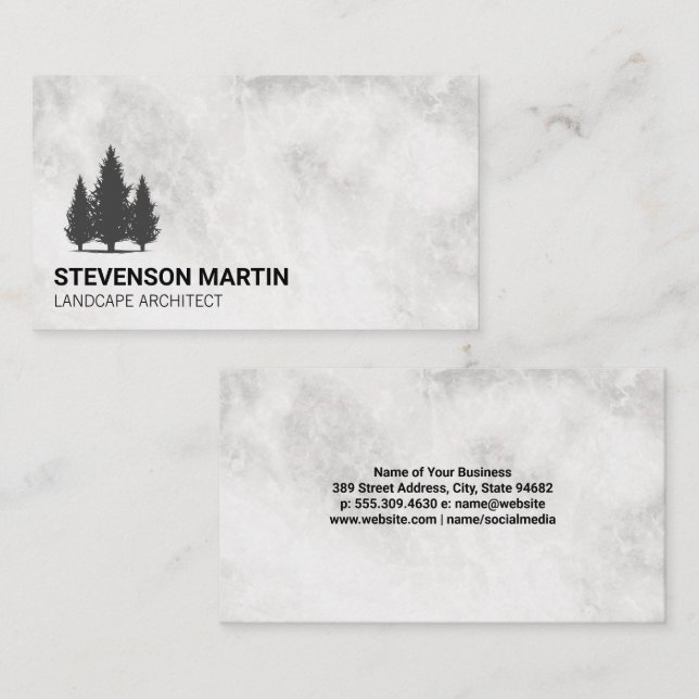Landscaping | Tree Logo Business Card (Front/Back)