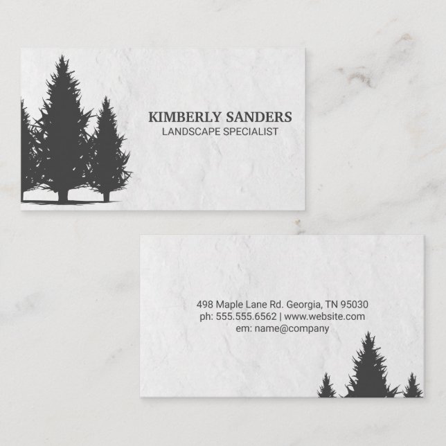 Landscaping | Trees Business Card (Front/Back)
