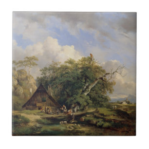 Landschaft bei Gutenstein – Dominik Schufried Tile