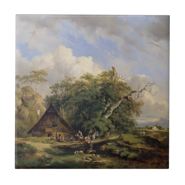 Landschaft bei Gutenstein – Dominik Schufried Tile (Front)
