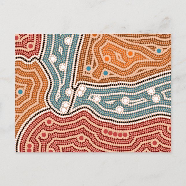 Landschaft vor der Besiedelung Postcard (Front)