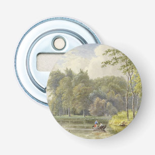 Landschap met Figuren in een Roeibootje Vintage Bottle Opener