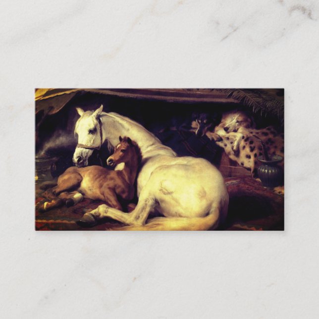 Landseer Horses Enclosure Card (Front)