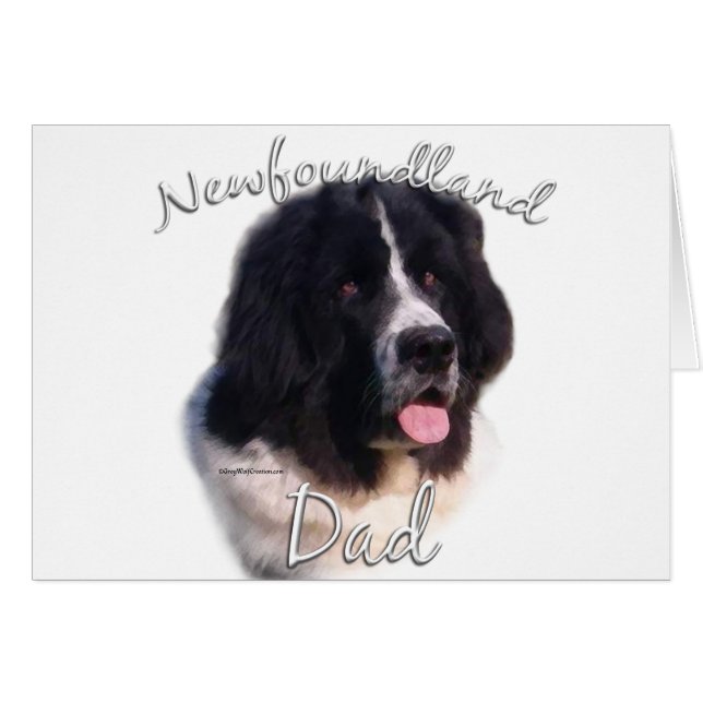 Landseer Newfoundland Dad 2, Newfie Dad, Newf Dad (Front Horizontal)