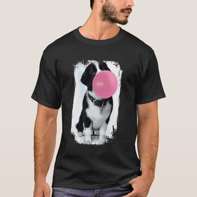 Landseer Newfoundland Dog T-Shirt (Front)