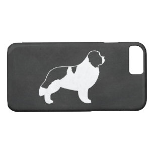 Landseer Newfoundland Silhouette iPhone 8/7 Case