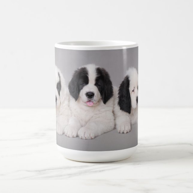 Landseer puppy coffee mug (Center)