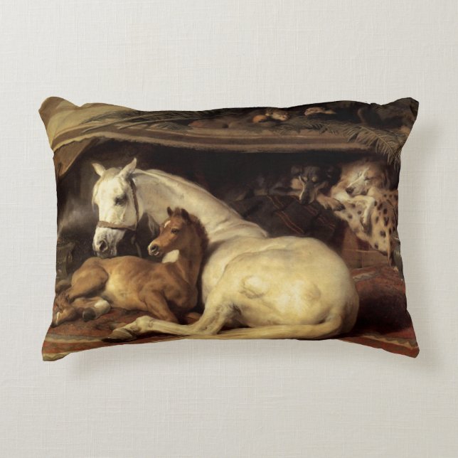 Landseer The Arab Tent Decorative Cushion (Front)