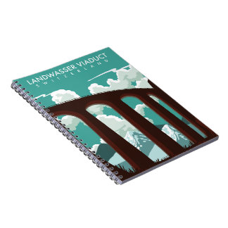 Landwasser Viaduct Switzerland T-Shirt Notebook