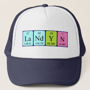 Landyn periodic table name hat