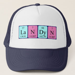 Landyn periodic table name hat