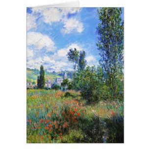 Lane in  Poppy Fields Saint-Martin Claude Monet