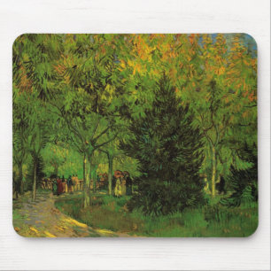 Lane in Public Garden, Arles by Vincent van Gogh Mouse Mat