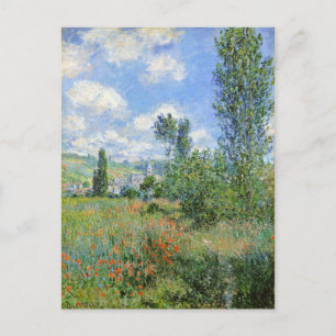 Lane in the Poppy Fields - Claude Monet Postcard
