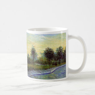 Lane in Voyer d'Argenson Park by Vincent van Gogh Coffee Mug