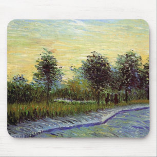 Lane in Voyer d'Argenson Park by Vincent van Gogh Mouse Mat