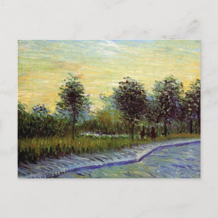 Lane in Voyer d'Argenson Park by Vincent van Gogh Postcard