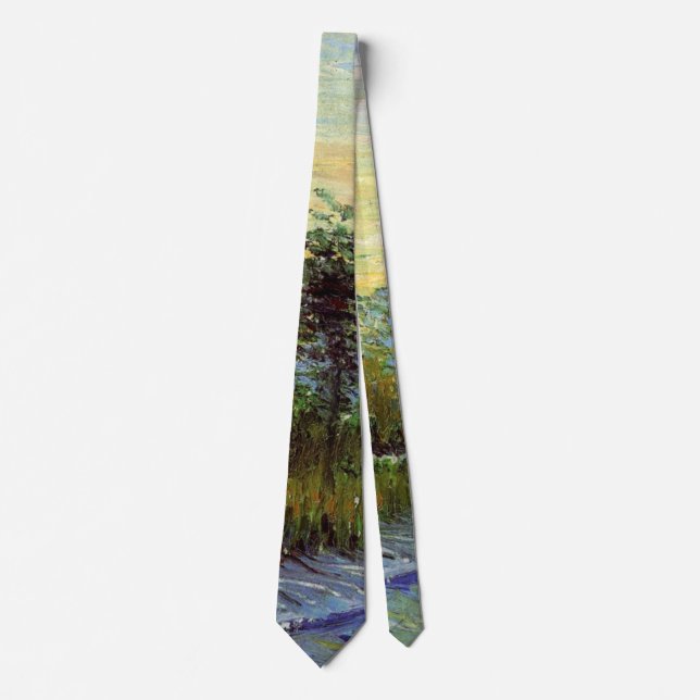 Lane in Voyer d'Argenson Park by Vincent van Gogh Tie (Front)