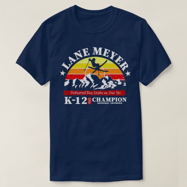 LANE MEYER K12 CHAMPION SKIING SPORT GIFT  T-Shirt (Design Front)