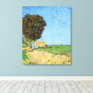 Lane Near Arles by Vincent van Gogh Canvas Print