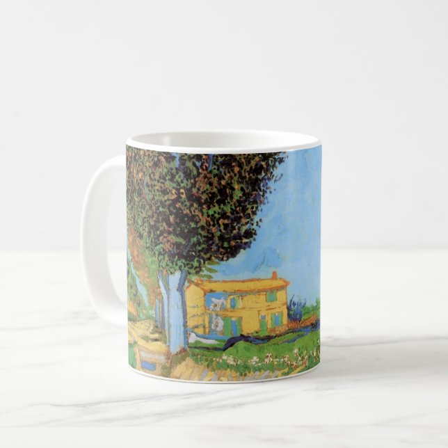 Lane Near Arles by Vincent van Gogh Coffee Mug (Front Left)