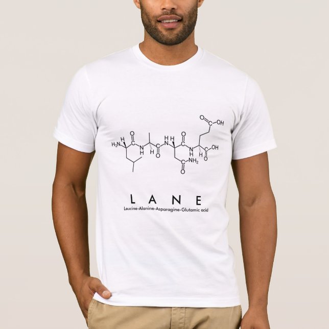 Lane peptide name shirt (Front)