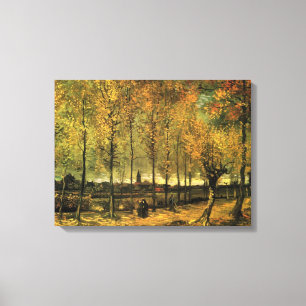 Lane with Poplars by Vincent van Gogh. Canvas Print