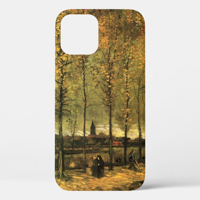 Lane with Poplars by Vincent van Gogh Case-Mate iPhone Case (Back)