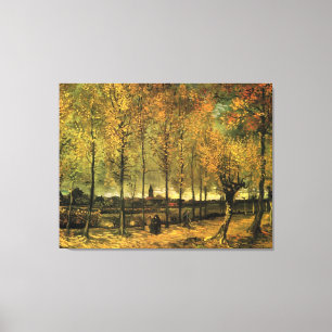 Lane with Poplars by Vincent van Gogh. Fine impres Canvas Print