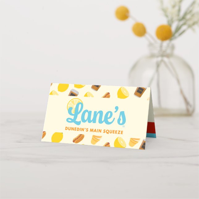 Lane's Lemonade Loyalty Card (Front)