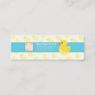 Lane's Photo Duck Mini Business Card