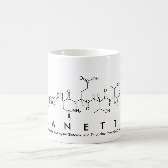 Lanette peptide name mug (Center)