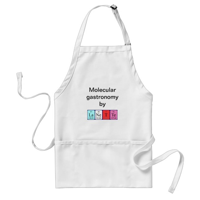 Lanette periodic table name apron (Front)