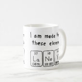 Laney periodic table name mug (Front Right)