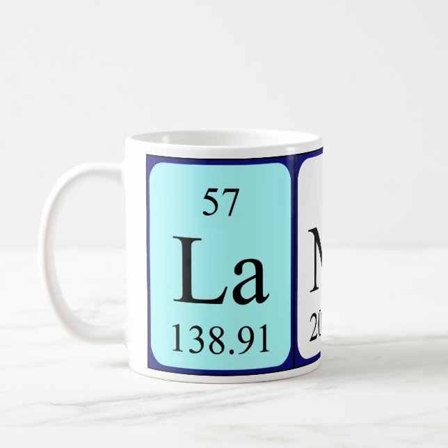Laney periodic table name mug (Left)