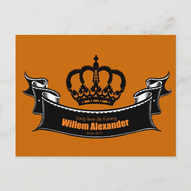 Lang leve de Koning Postcard (Front)