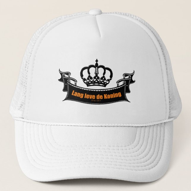 Lang leve de Koning Trucker Hat (Front)