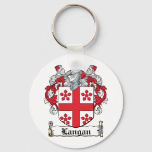 Langan Family Crest Key Ring