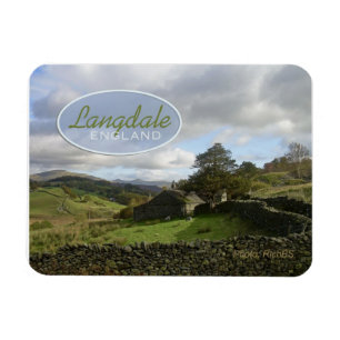 Langdale England Travel Souvenir Magnet