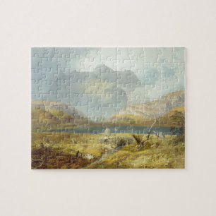 Langdale Pikes, from 'The English Lake District', Jigsaw Puzzle