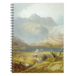 Langdale Pikes, from 'The English Lake District', Notebook