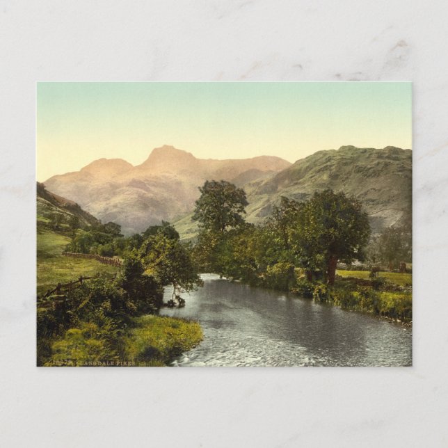 Langdale Pikes I, Lake District, Cumbria, England Postcard (Front)
