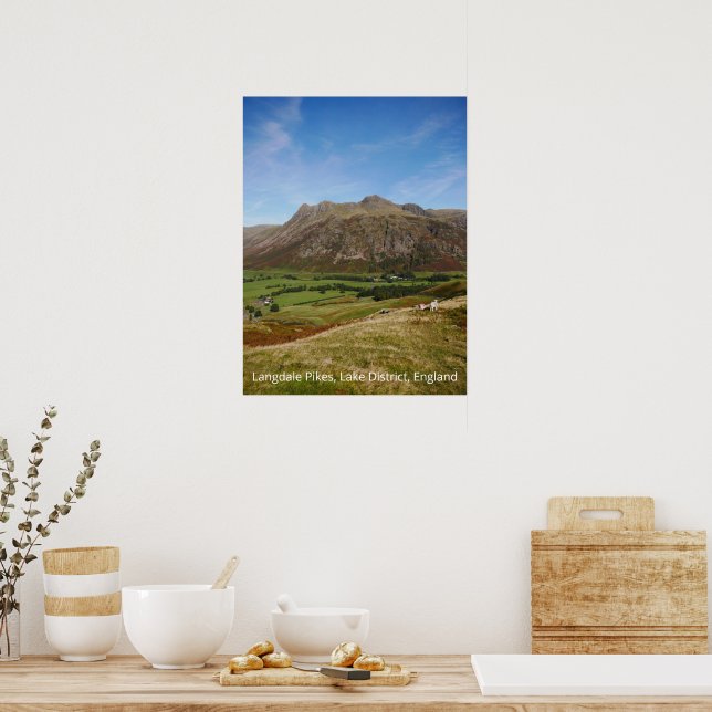 Langdale Pikes Poster (Kitchen)