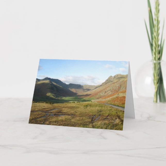 Langdale Valley - Blank Greetings Card (Front)