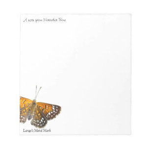 Lange's Metal Mark Butterfly Photo Notepads